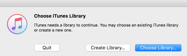 iTunes Library Prompt