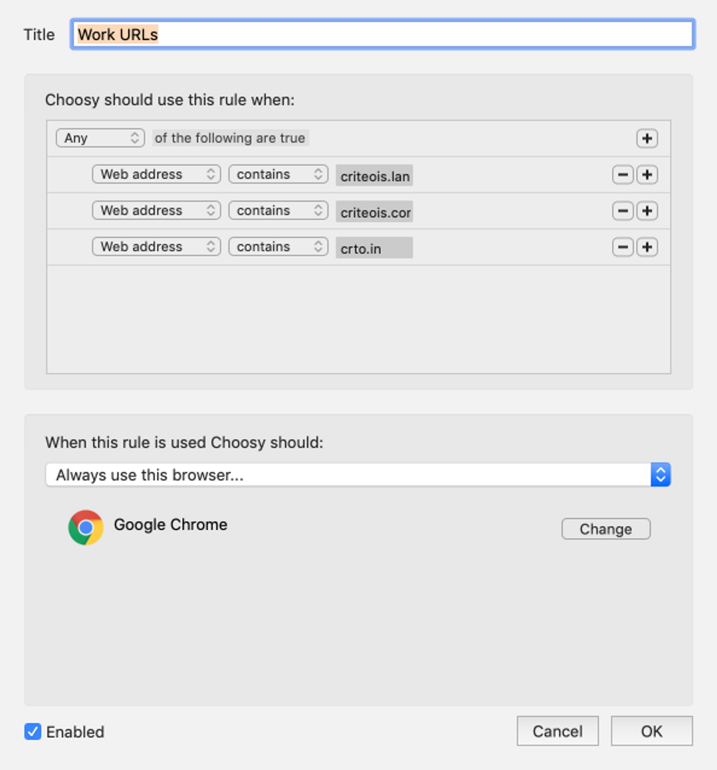 Automatic Browser Selection Keystroke Countdown